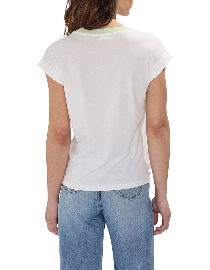 Problem At Sea Tee in White image 4