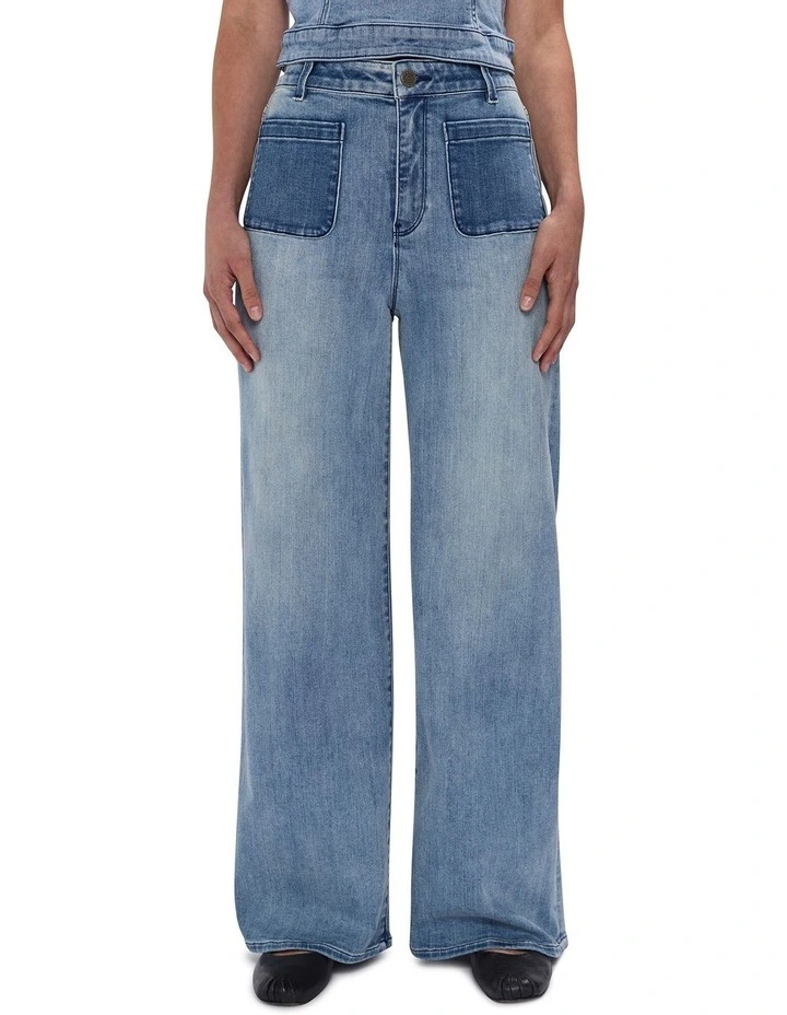 Michelle Straight Leg Jean in Bronte Blue image 2