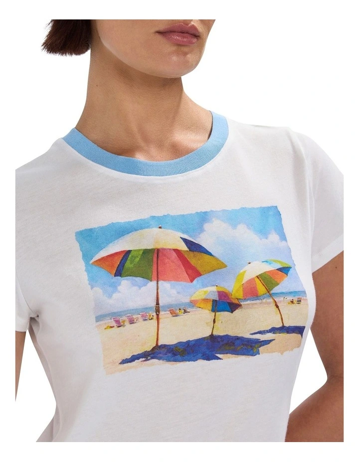 Made For Beach Other Tee in White image 3