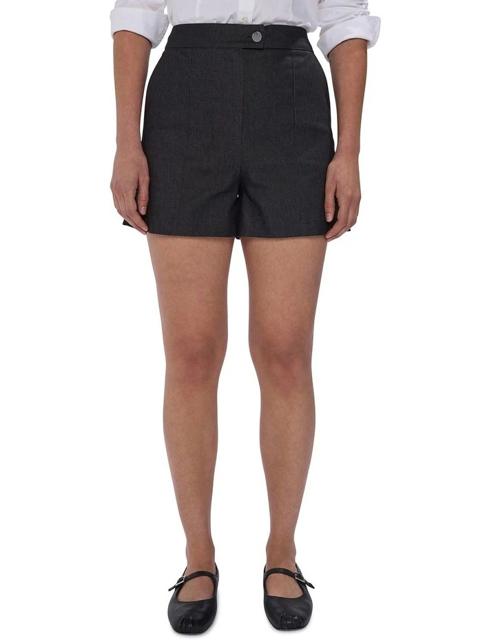 Tate Smart Denim Short in Washed Black image 2
