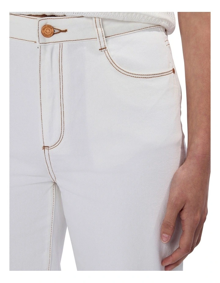 Momo Mum Jean in Ivory image 3