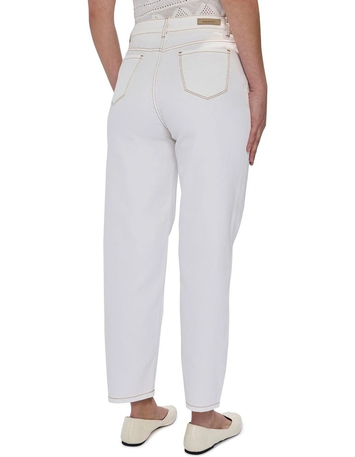 Momo Mum Jean in Ivory image 4