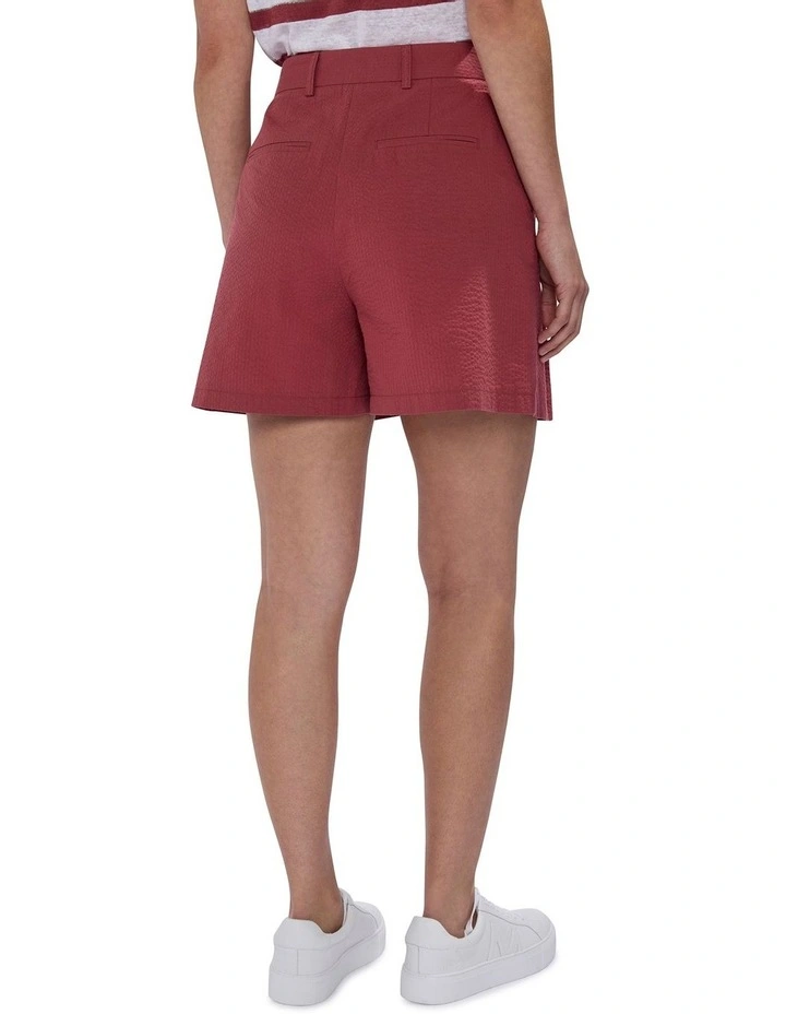 Moonstruck Seersucker Short in Dark Mahogany image 4