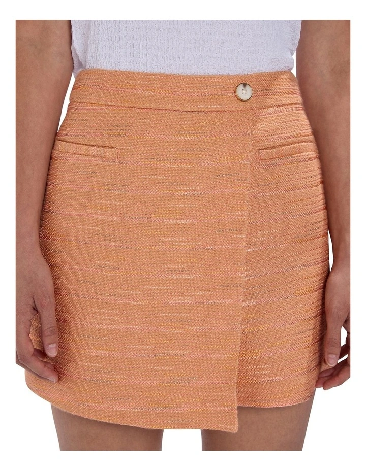 Tweed Could Be The One Skort in Orange image 3