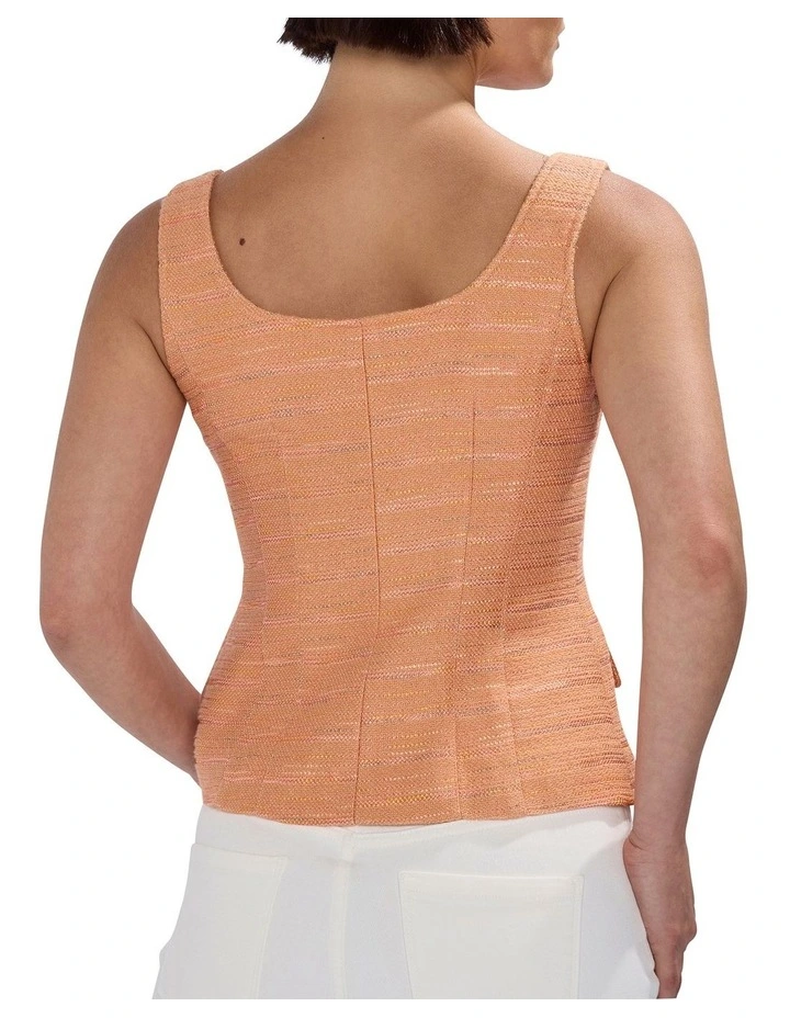 Tweed Could Be The One Top in Orange image 4