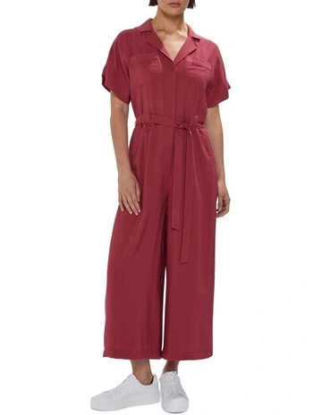 Montana Jumpsuit in Dark Mahogany