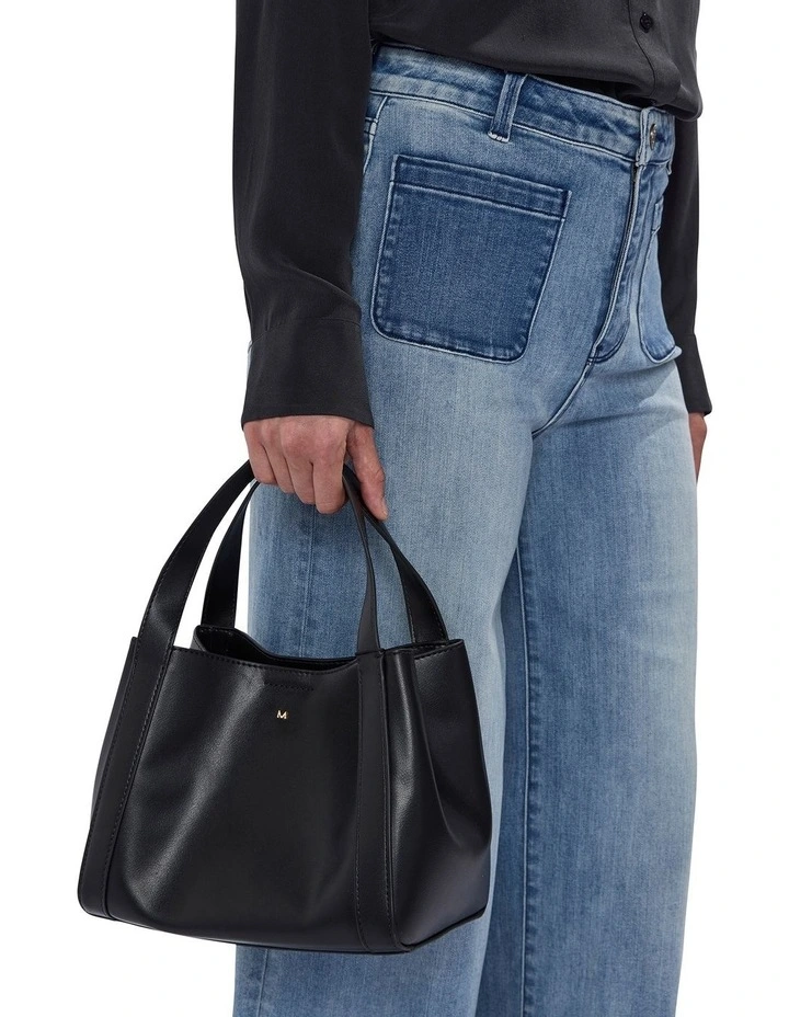 Wendy Mini Tote Bag in Black image 5