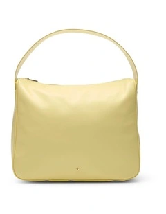 Asha Leather Tote Bag in Butter