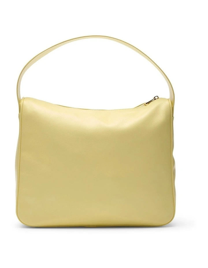 Asha Leather Tote Bag in Butter image 2