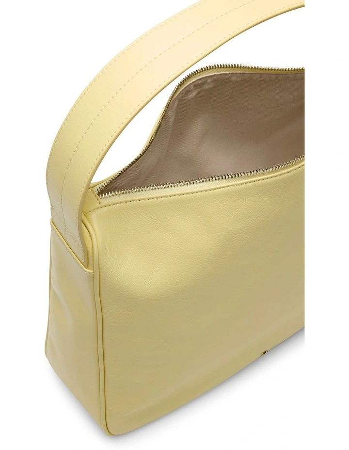 Asha Leather Tote Bag in Butter image 4