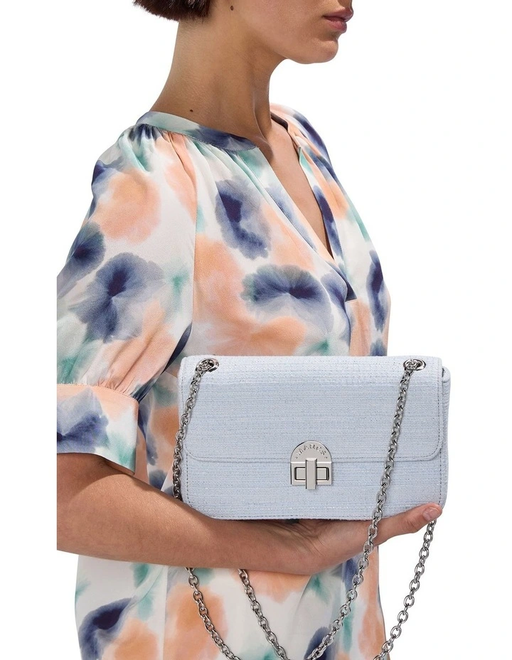 Sussex Tweed Crossbody Bag in Periwinkle image 5