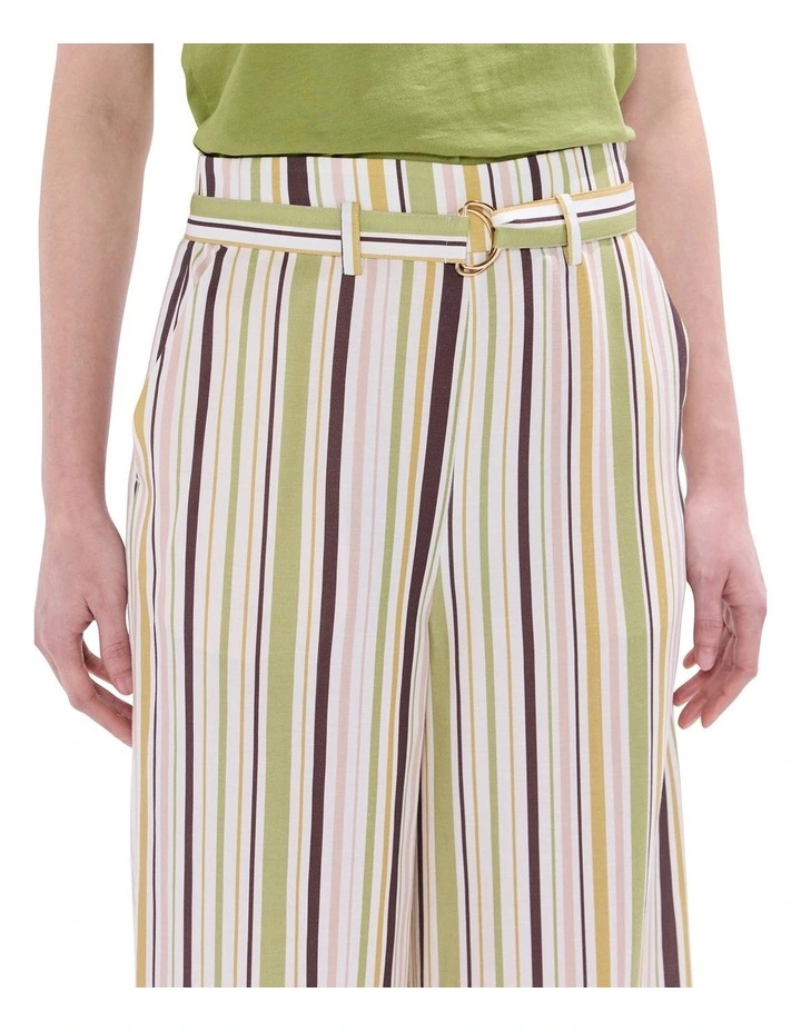 In The Spot-stripe! Pant in Green Stripe image 3
