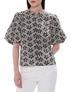 Nobody's Perfect Top in Black Multi