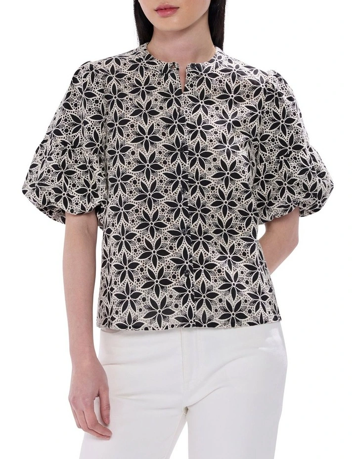 Nobody's Perfect Top in Black Multi image 1