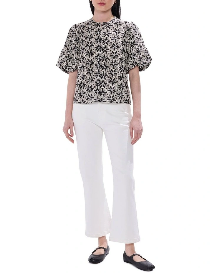 Nobody's Perfect Top in Black Multi image 2