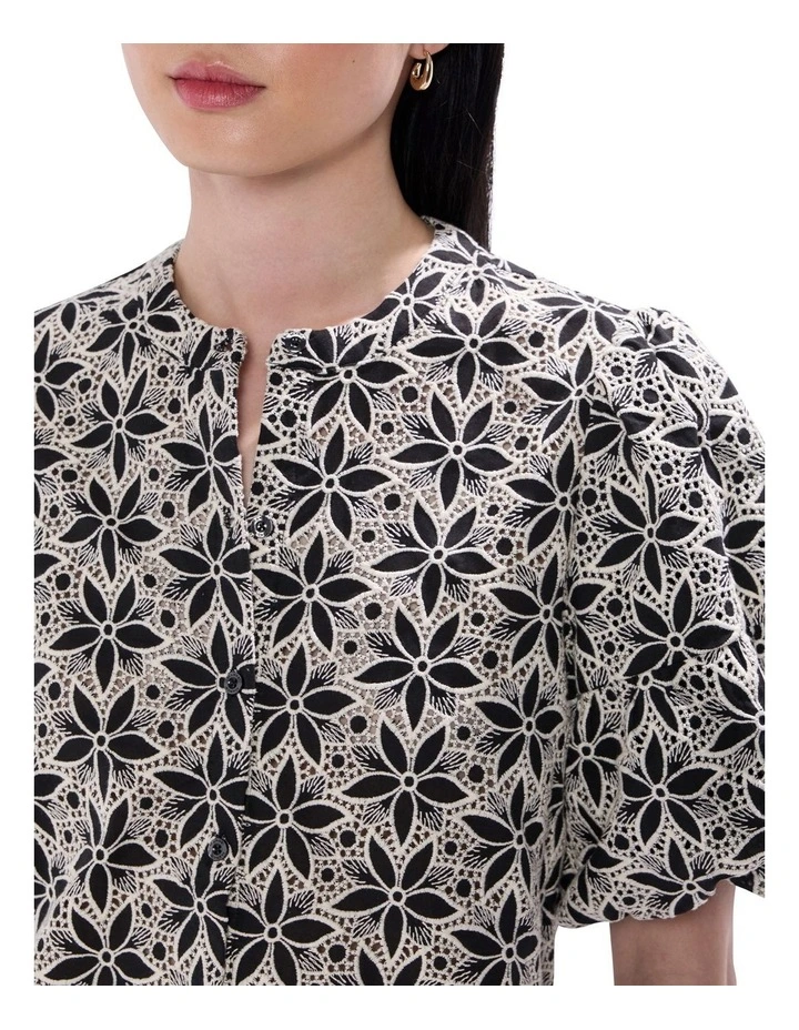 Nobody's Perfect Top in Black Multi image 3