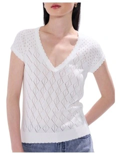 Ordinary Knit in White