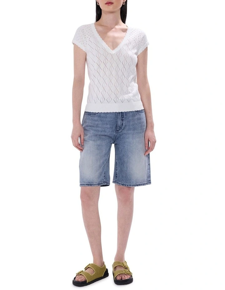 Ordinary Knit in White image 2