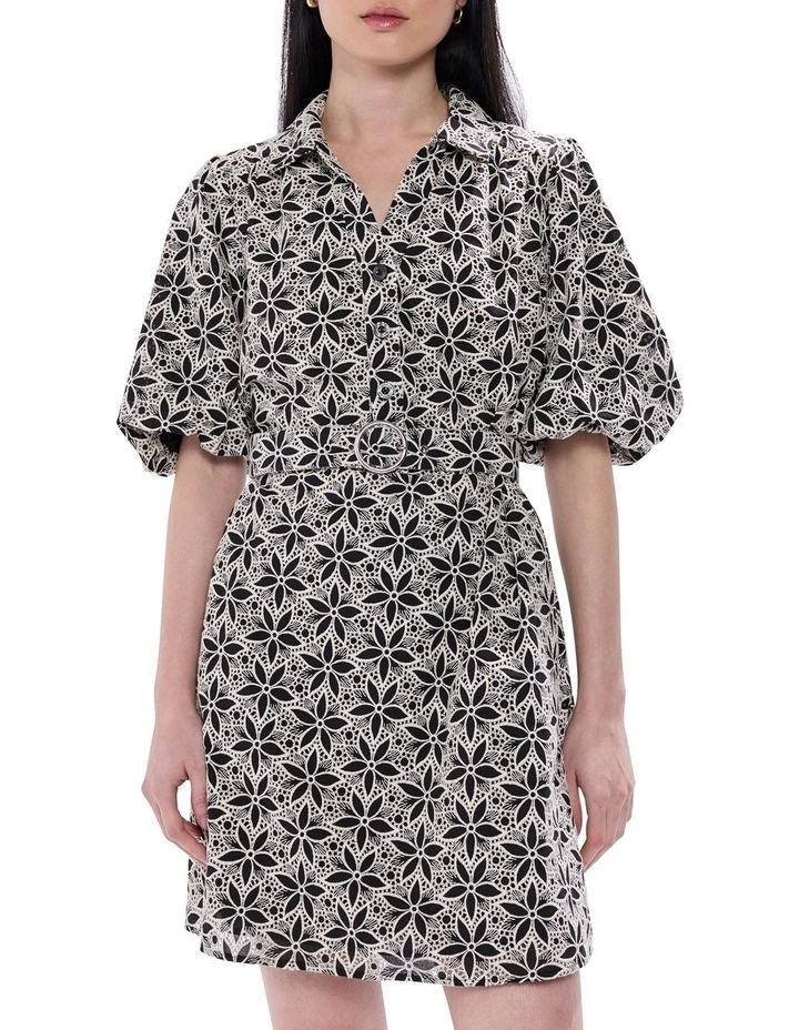 Nobody's Perfect Dress in Black Multi image 2