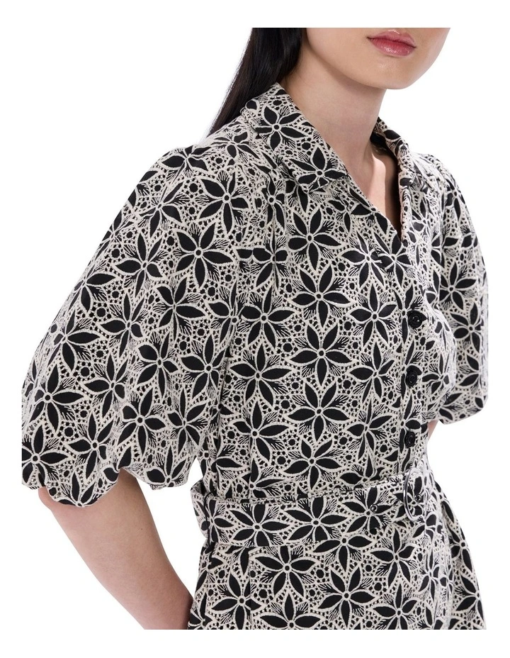 Nobody's Perfect Dress in Black Multi image 3