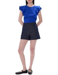 Spencer Smart Denim Shorts in Indigo