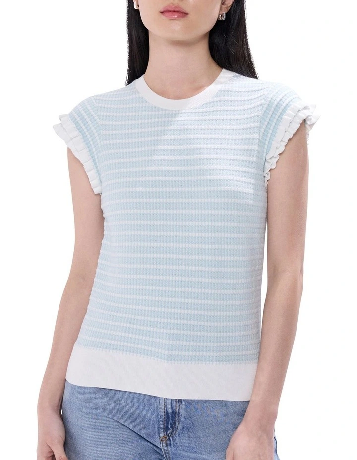 Spirit Of The Sea Knit in Dusty Blue Multi image 1