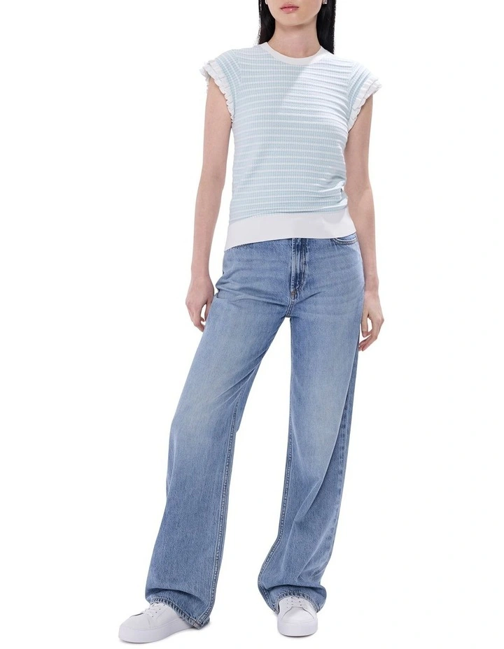 Spirit Of The Sea Knit in Dusty Blue Multi image 2