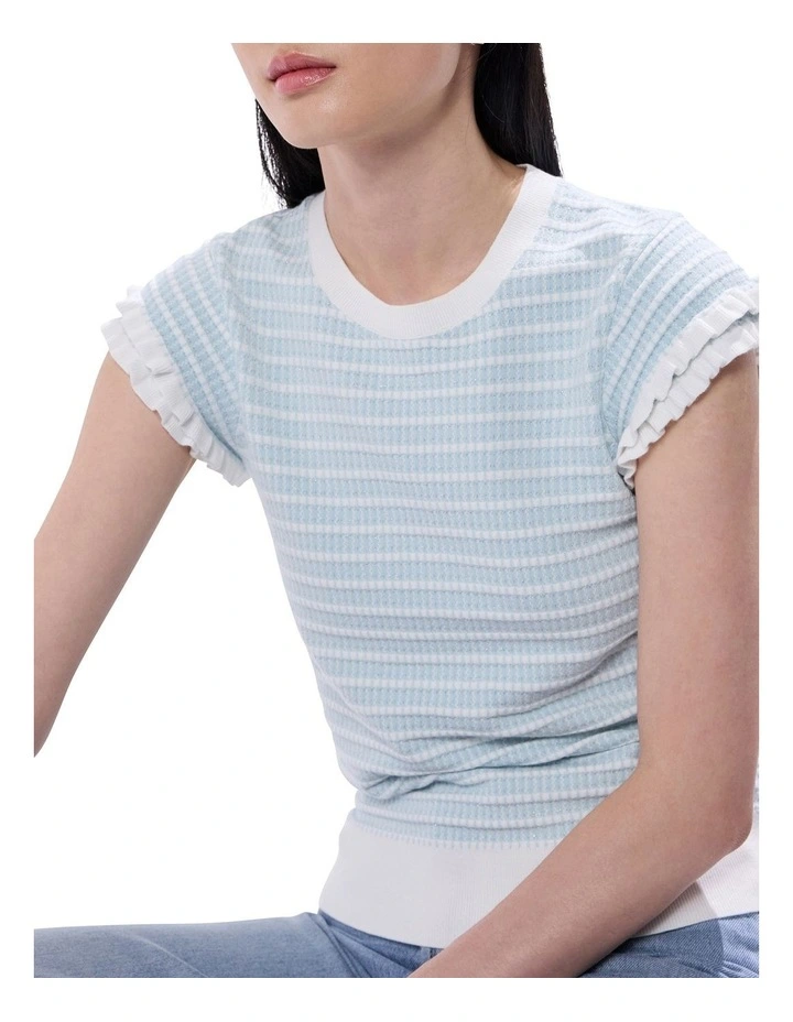 Spirit Of The Sea Knit in Dusty Blue Multi image 3