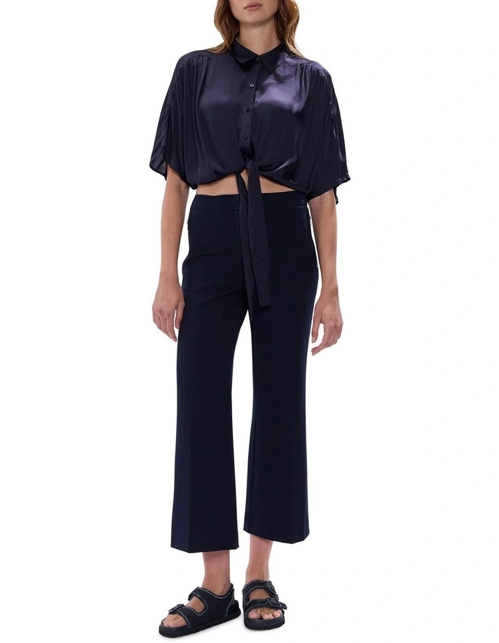 Logan Crop Pant in Midnight image 1