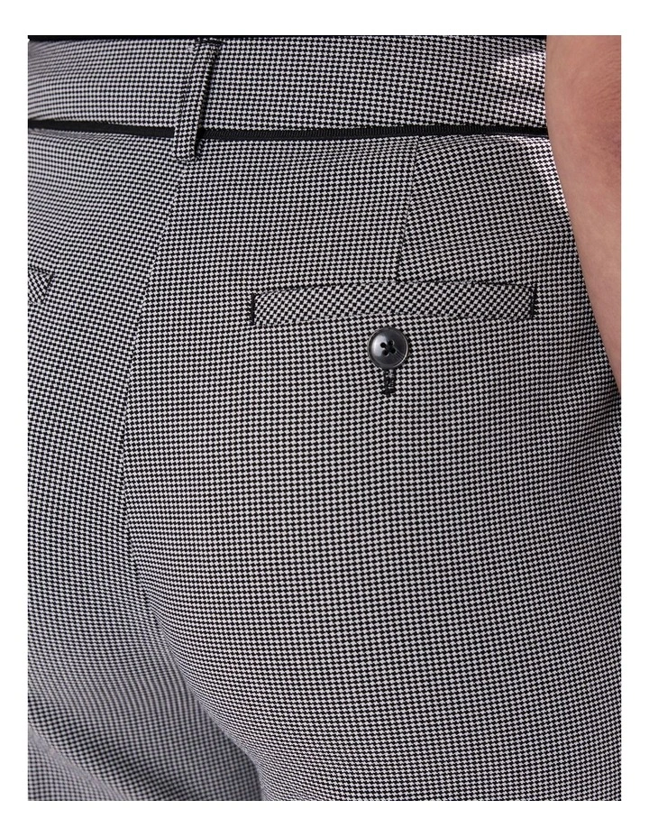 Emily Straight Leg Pant in Black/White image 3