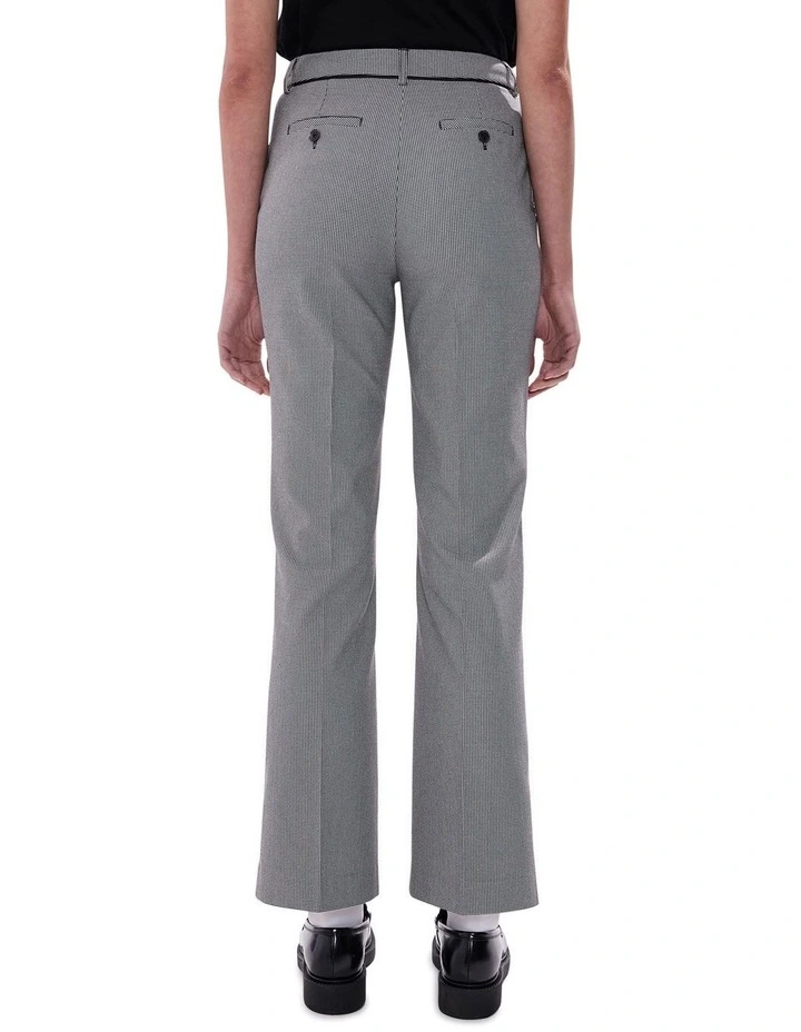 Emily Straight Leg Pant in Black/White image 4