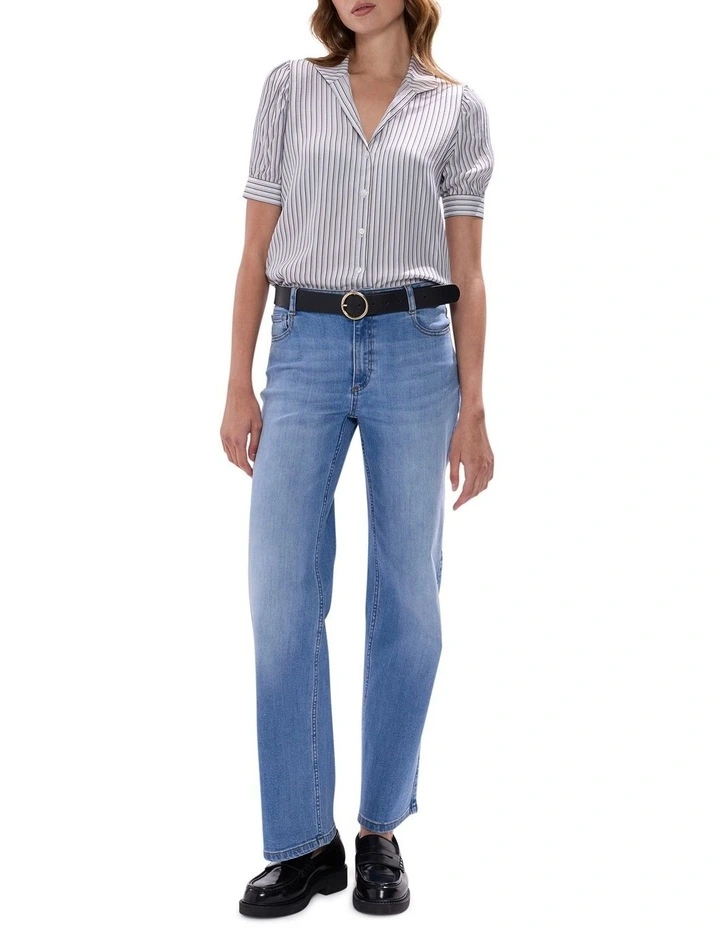 Cormac Shirt in Blue Stripe image 2