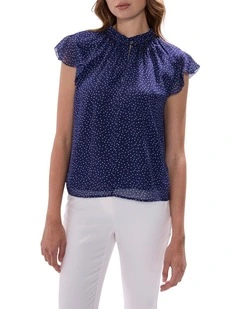 Empire Of Spots Top in Midnight Multi