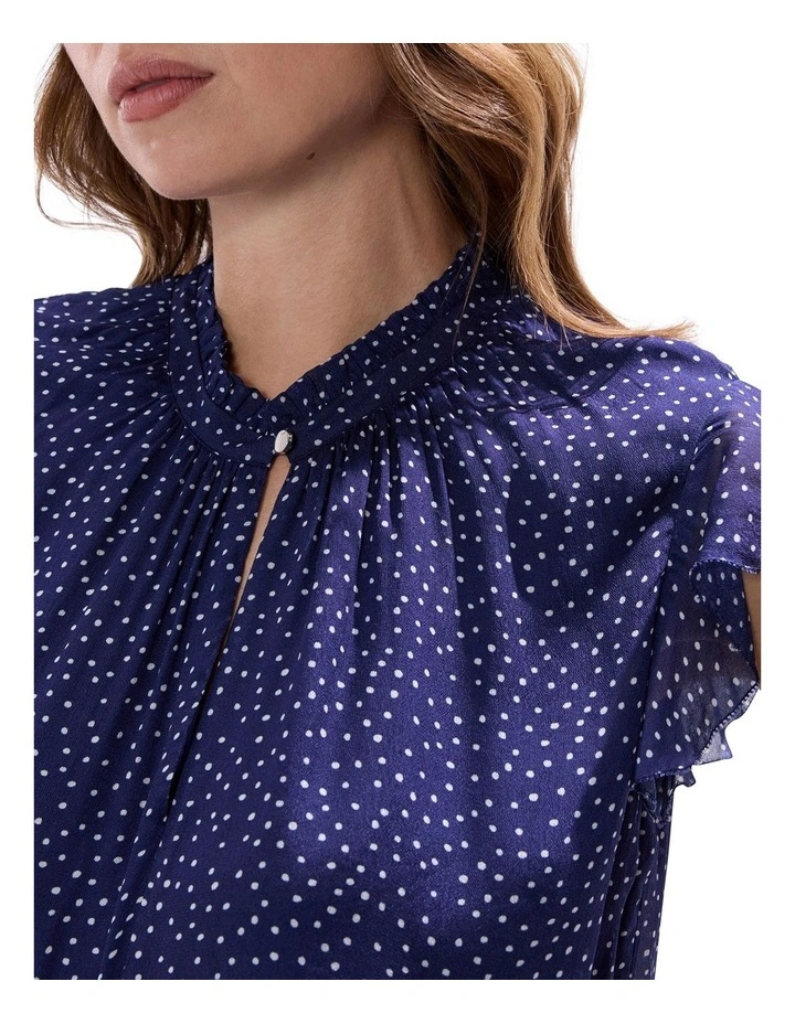 Empire Of Spots Top in Midnight Multi image 3