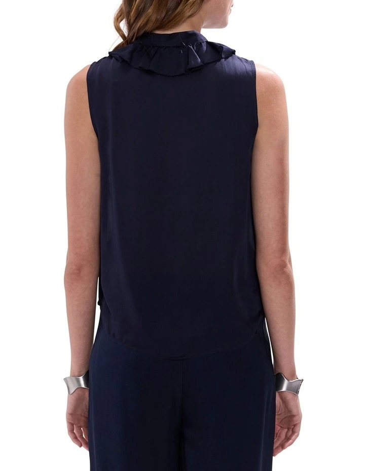 Maeve Frill Top in Midnight image 4