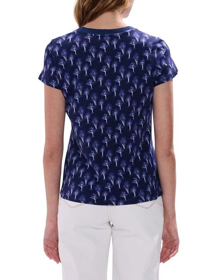 Take On Tree Tee in Midnight Multi image 4