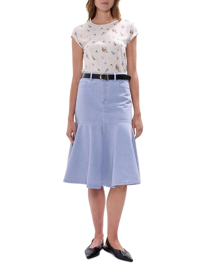 Eiffel For You Tee in Cream Multi image 2