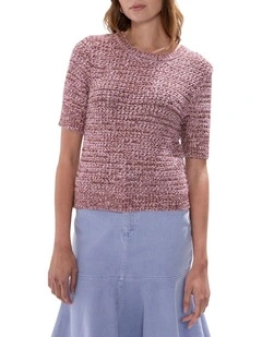 Glass Castle Knit in Blush Multi