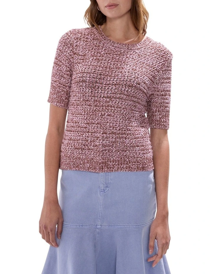 Glass Castle Knit in Blush Multi image 1
