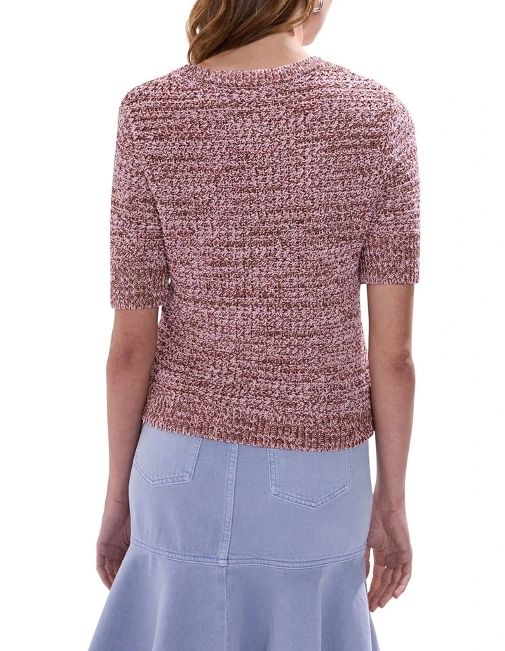 Glass Castle Knit in Blush Multi image 4