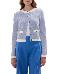 Crown Of Midnight Cardigan in Blue Multi