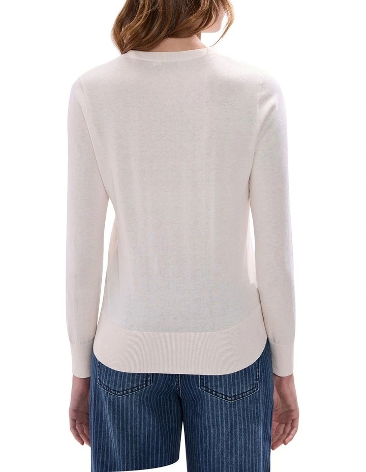 Eiffel For You Csc Knit in Cream Multi image 4