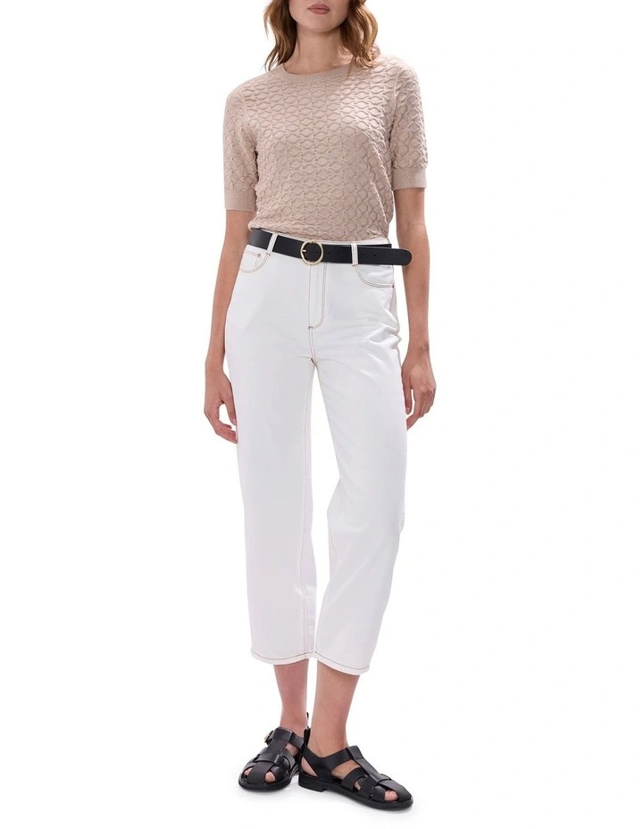 Shimmer Flames Knit in Champagne image 2