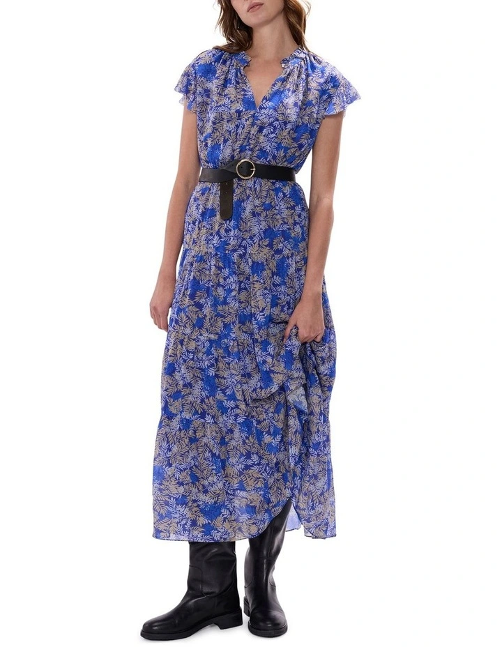 Be-leaf It Or Not Dress in Blue Multi image 3