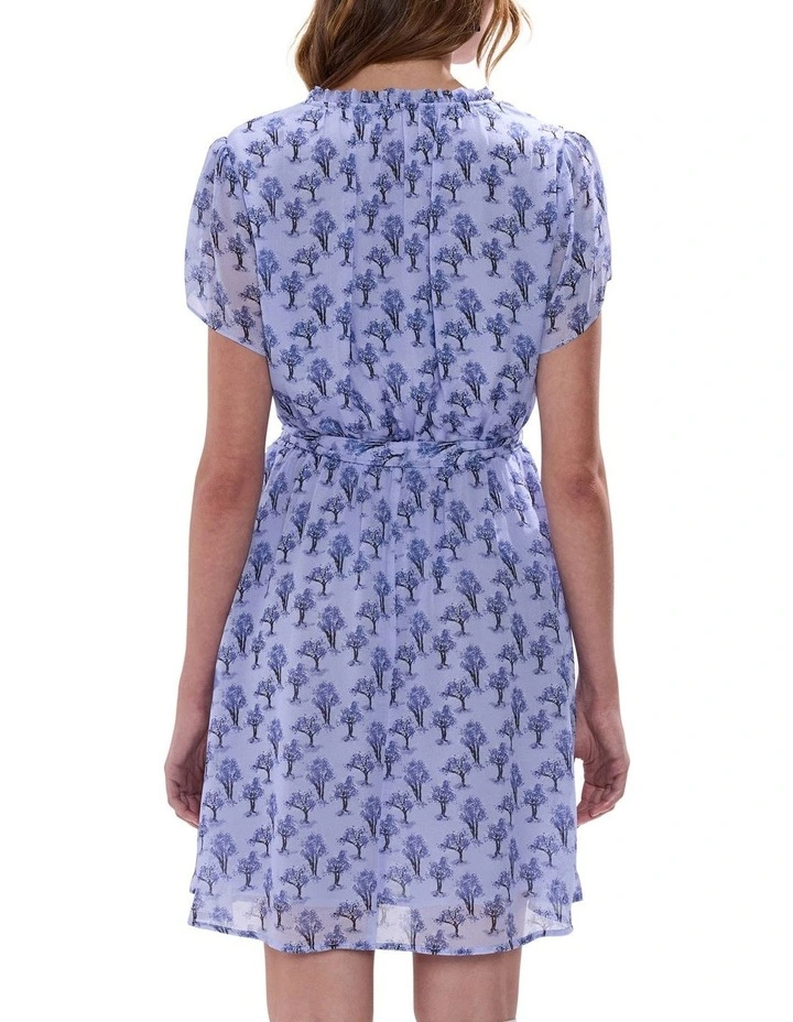 Take On Tree Mini Dress in Pearl Blue image 4