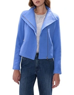 Lani Felted Wool Jacket in Bluebird