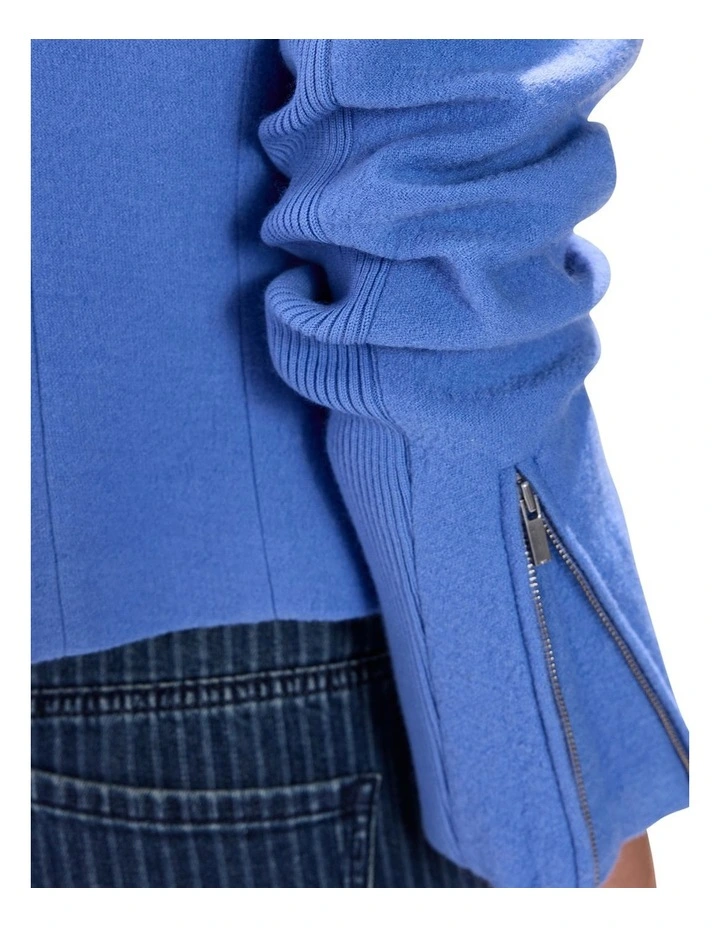 Lani Felted Wool Jacket in Bluebird image 4