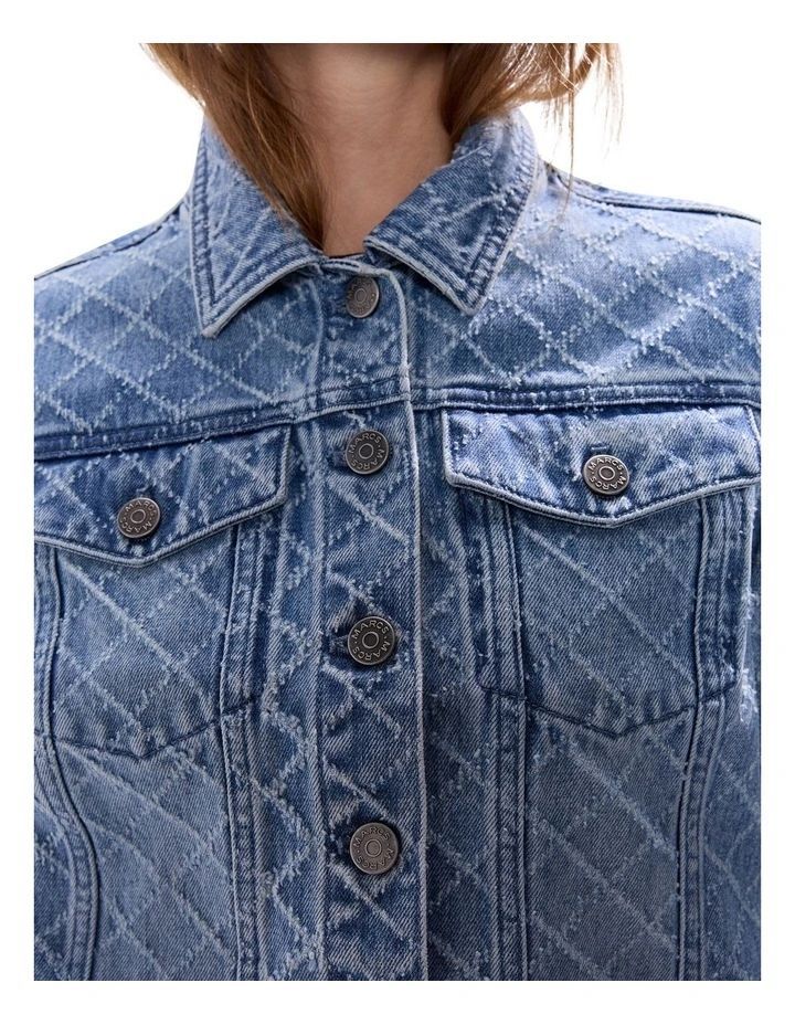 Sally Denim Jacket in Light Blue image 3