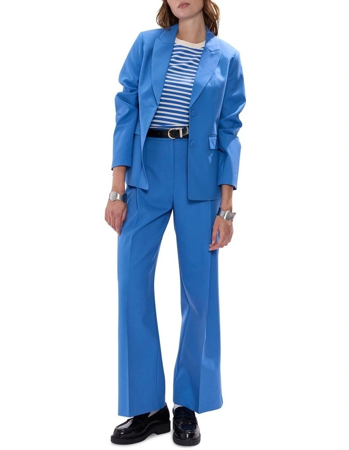 Pemberly Longline Blazer in Bluebird image 2
