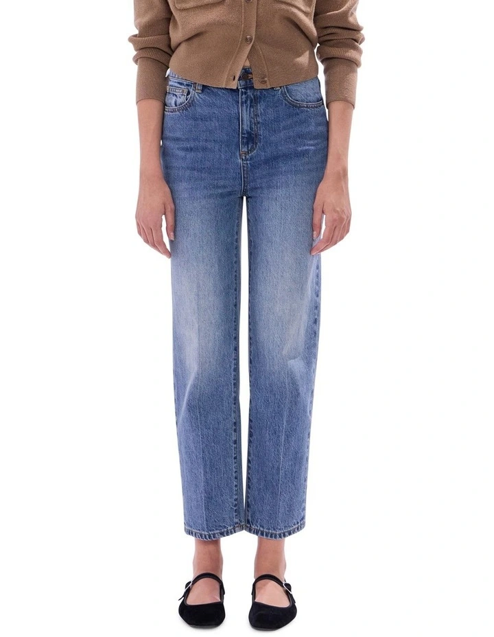 Yuki Boyfriend Jean in Milan Blue image 2